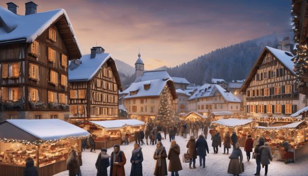 Trouver les marchés de Noël en Haute-Savoie pour un Noël magique